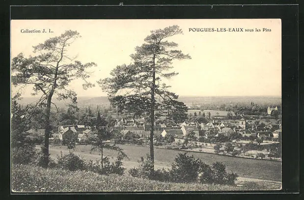 CPA Pougues-les-Eaux, General View