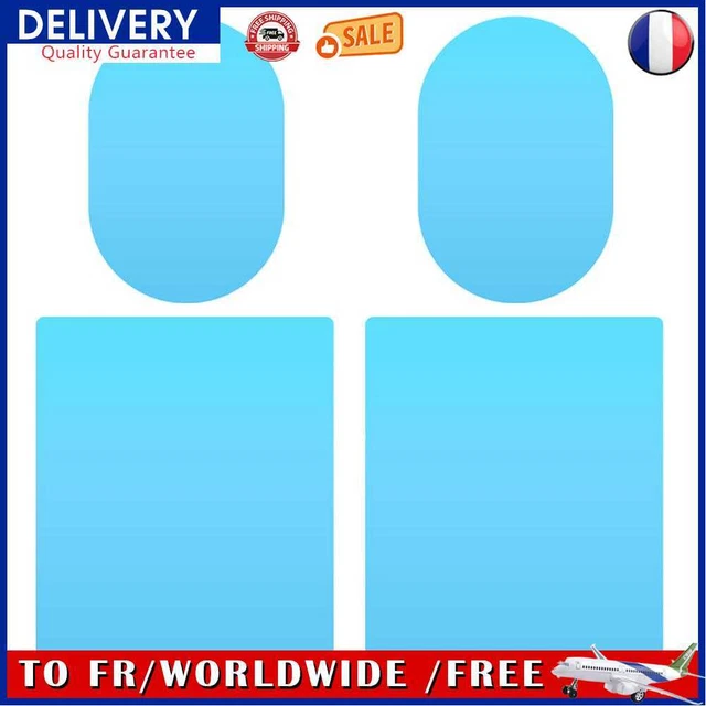 4pcs/set Car Rear View Mirror Protective Anti Fog Window Clear Rainproof Film