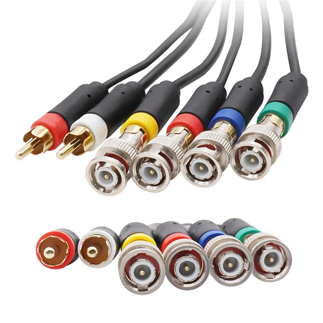Goobay 50310 Cavo di collegamento audio video composito, 3x