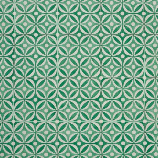 Mid Century Emerald Sheet Vinyl Flooring.