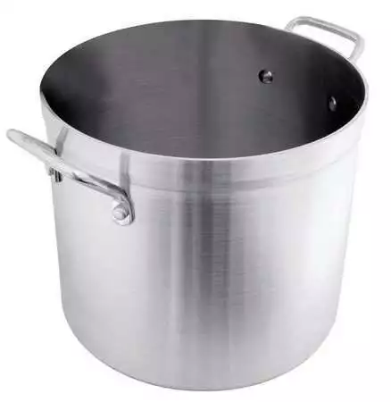 Crestware Pot100 Stock Pot,100 Qt,Aluminum