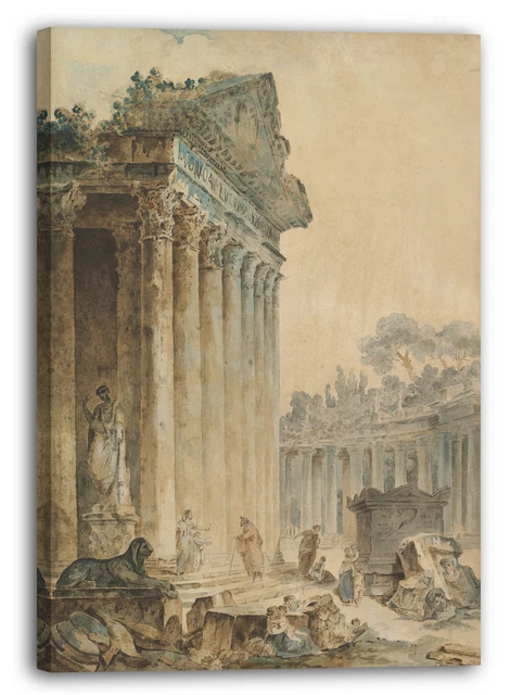 Vue sur Caprice avec ruines romaines - Marco Ricci | FeelTheArt