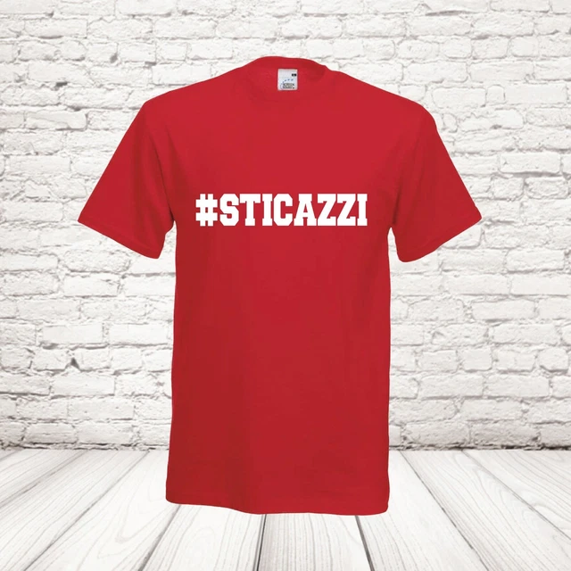 T-Shirt Maglietta Tshirt Maglia da Uomo Divertente Idea Regalo Sti Cazzi per lui