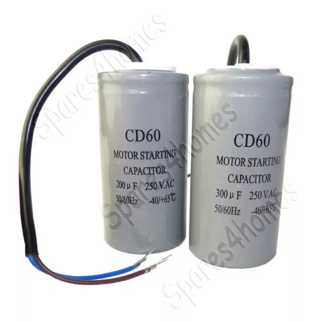 200uf 300uf CD60 250VAC 50/60hz Electric Motor Start Capacitor