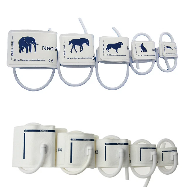 Disposable NIBP Blood Pressure Cuff for Cat Dog Veterinary Vet Animals Pet Use