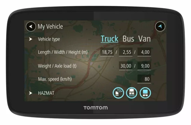 TomTom GO Professional 520 5 Inch EU Traffic Car & HGV Sat Nav - Warranty