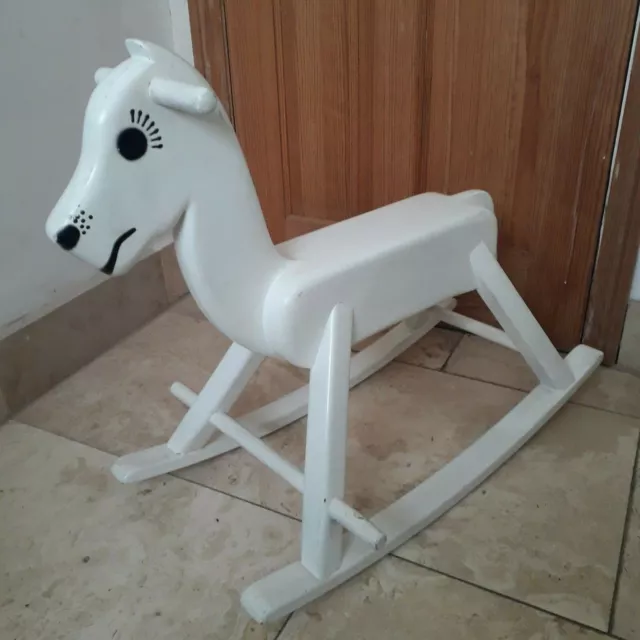 ROCKING HORSE, BEAUTIFUL VINTAGE Antique toy, display, film prop,UNIQUE