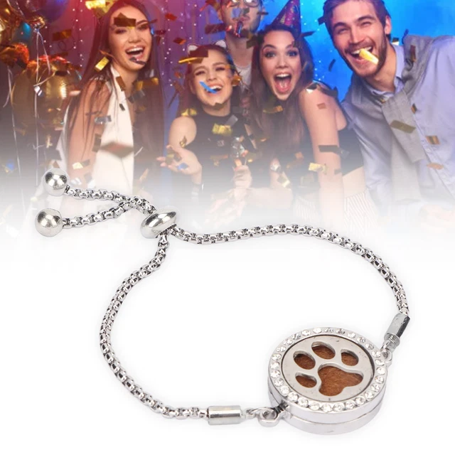 Stainless steel essential oil diffuser bracelet adjustable aromatherapy medaill SGH Stainless steel essential oil diffuser bracelet adjustable aromatherapy medaill SGH