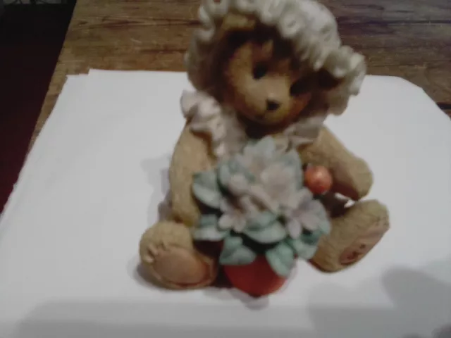 Cherished Teddies Violet "Blessings Bloom When You Are Near.