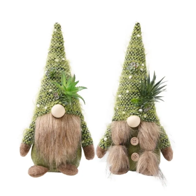 Succulent Gnomes Swedish Tomtes Dwarf Decoration Cactus Gnomes Garden Figurines