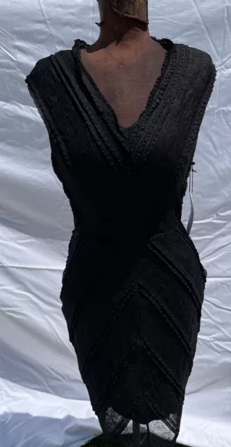 Bailey 44 Lace Sleeveless Dress. Black. NWT. Sz M.