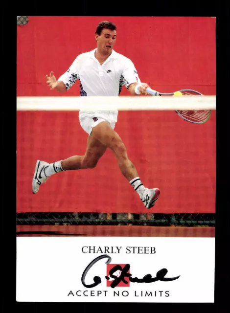 Charly Steeb Autogrammkarte Original Signiert Tennis + A 167814