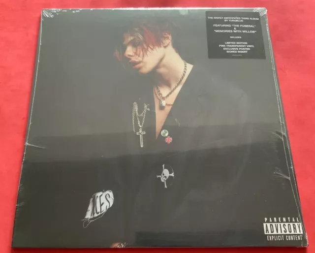 Yungblud  Yungblud Pink Vinyl with signed art card,poster Mint New Sealed Ltd Ed