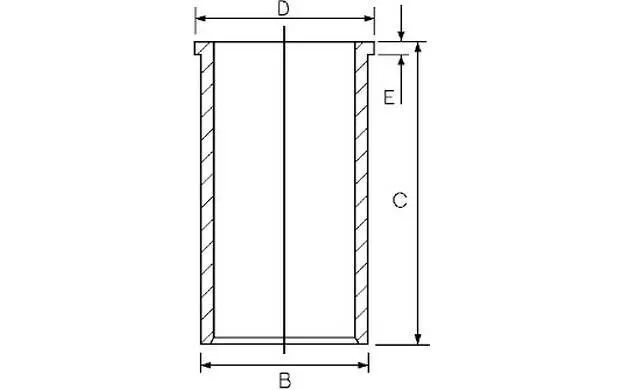 GOETZE ENGINE Chemise de cylindre 14-023751-00 - Pièces Auto Mister Auto