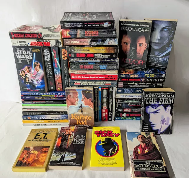 BUILD A BOOK LOT: TV & Movie Tie In Novelizations: Mass/Trade Paperback Editions