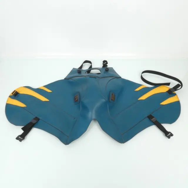 Tapis réservoir Bagster pour moto Suzuki 800 DR S 1992 à 1999 1227E BLEU JAUNE