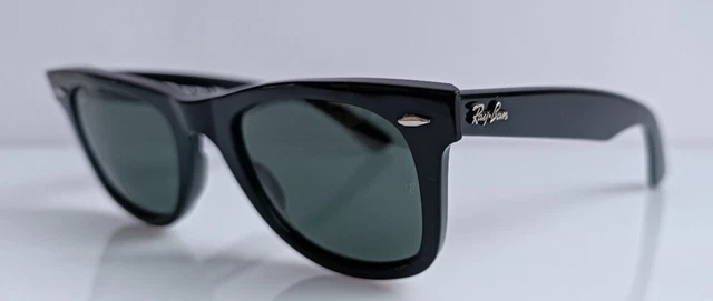 RAY-BAN RB2140 901 50-22 150 3N original wayfarer sunglasses 50 mm £95. ...