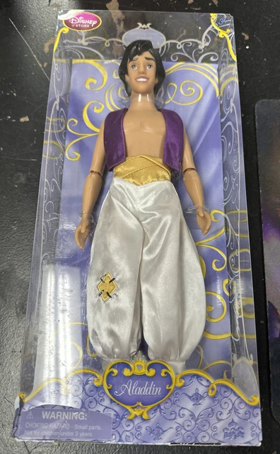 Disney Store Exclusive Classic Doll Collection Aladdin Doll Box Damage