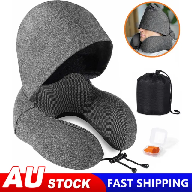 Travel U Shaped Memory Foam Pillow Neck Support Soft Head Rest Car Plane Cushion