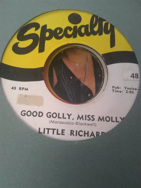 LITTLE RICHARD, GOOD Golly, Miss Molly ~ 1958 Specialty 45 $3.77 - PicClick