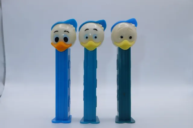 Disney Pez Dispenser Lot  of Three Dewey  Variations