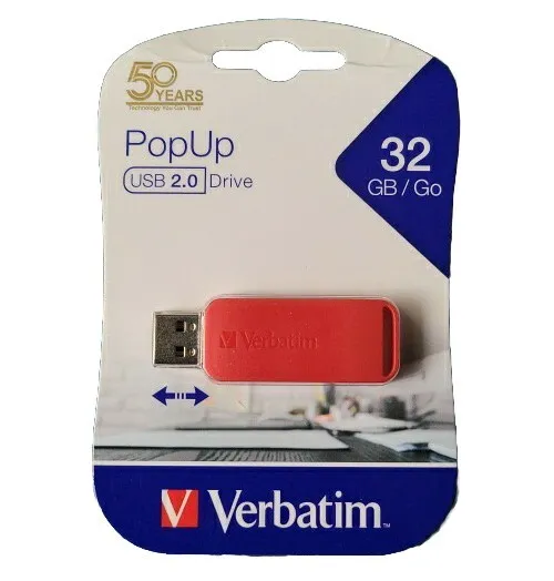 Verbatim PopUp USB 2.0 32GB - Red