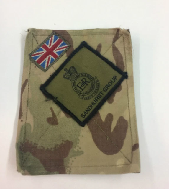 BRITISH ARMY PCS BLANKING PATCH WITH SANDHURST GROUP BADGE patch velcro ...