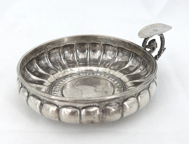 ANCIEN TASTEVIN EN ARGENT AVEC UNE PIECE 8 REALES PHILIP V 18éme ou 19éme SIECLE EUR 90,00 - FR