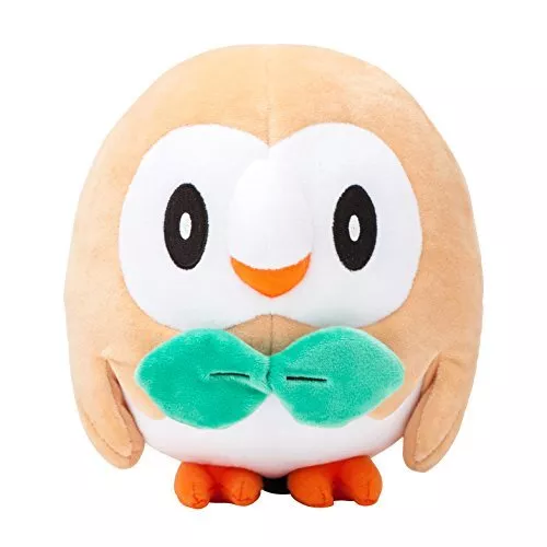 Pokemon Centro Original Peluche Rowlet Suave Juguete De Japón Nuevo FA2497