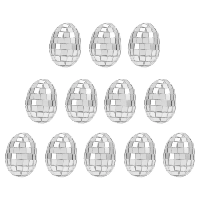 12 piezas bolas reflectantes años 70 decoración de fiesta suministros de fiesta