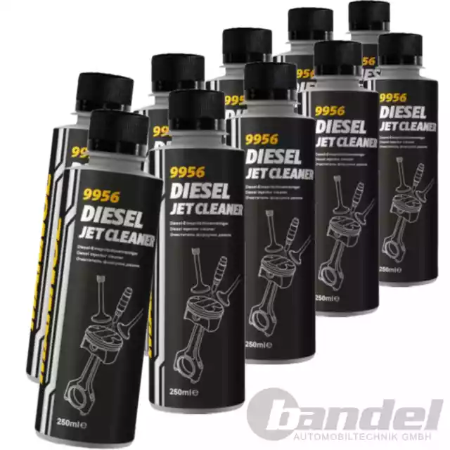 10x 250ml MANNOL DIESEL JET CLEANER EINSPRITZDÜSEN REINIGER INJEKTOR ADDITIV