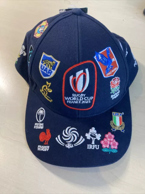 Rugby World Cup 2023 France Tournament Official Cap Blue New