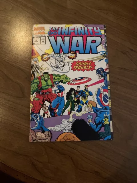 The Infinity War Sept #4 1992 Marvel Comic Double Trouble