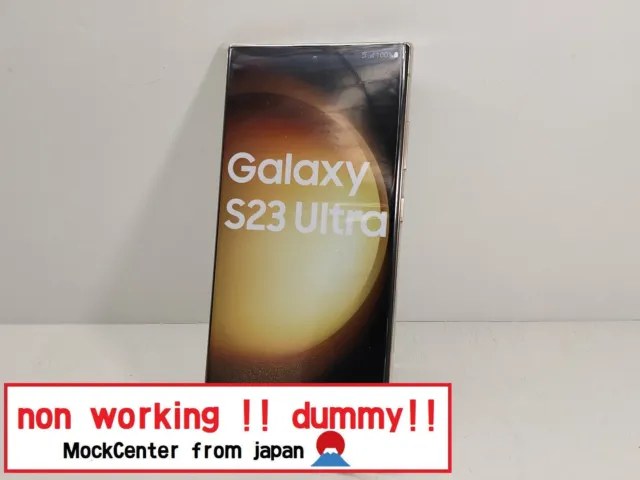 【dummy!】 Samsung Galaxy S23 Ultra （color white） non-working cellphone