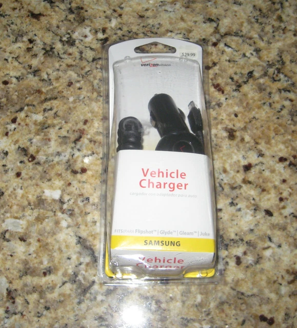 Verizon Wireless Vehicle Charger for Samsung Flipshot Glyde Gleam Juke. NEW!