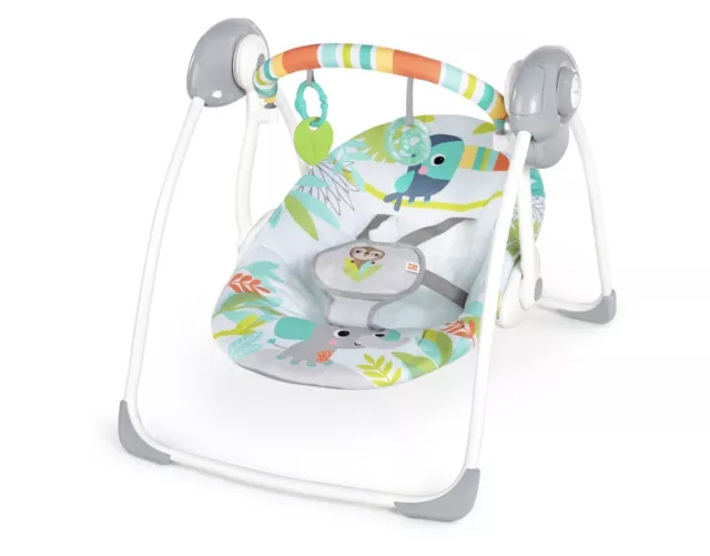 Bright Starts Rainforest Vibes Portable Swing.