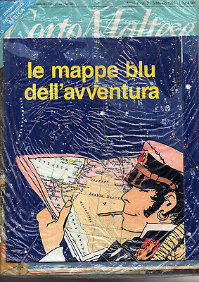 CORTO MALTESE rivista anno 4 n.2 con allegato le mappe blu dell'avventura