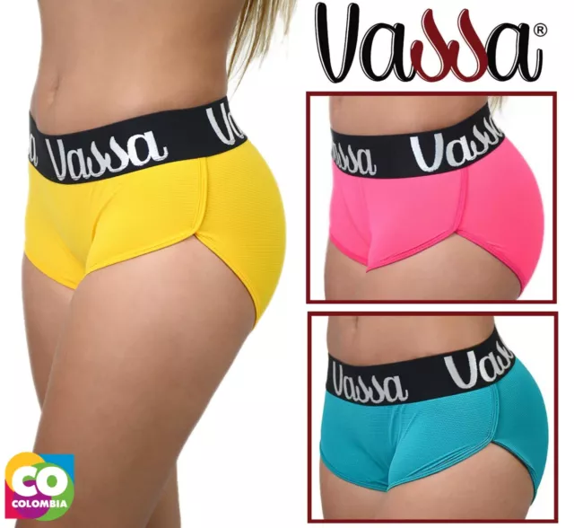VASSA BOXER BRIEFS Sexy Women's Underwear Quick Dry Panties Boyshorts  Colombian $12.99 - PicClick
