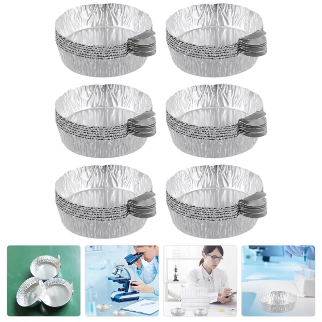 50 Pcs Plat De Pesée En Aluminium Plats Laboratoire Peser Les Bateaux Plateaux