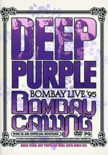 Deep Purple Bombay LIVE '95 Bombay Calling Concert DVD NEW, SEALED! + BONUS!
