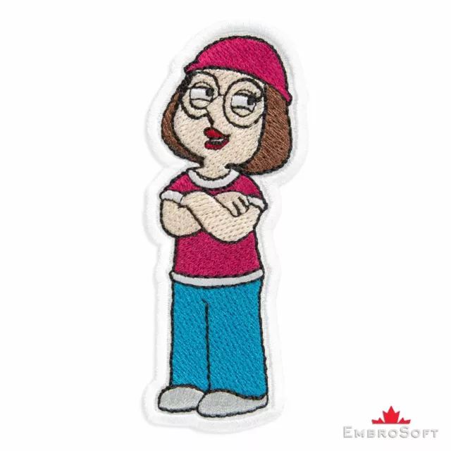 Family Guy Meg Griffin Cartoon Character Embroidered Patch Iron SIZE: 1.6"x3.7"