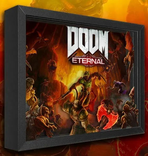 DOOM ETERNAL MARAUDER SHADOW BOX ***NEW*** Limited to 200 units only