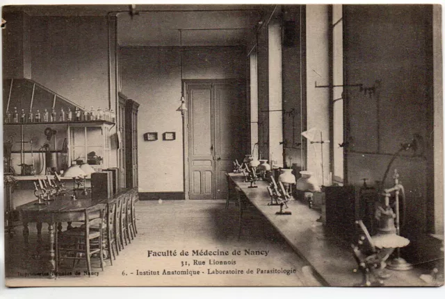 NANCY - CPA 54 - Faculty of Medicine - Rue Lionnois - Parasitology Laboratory