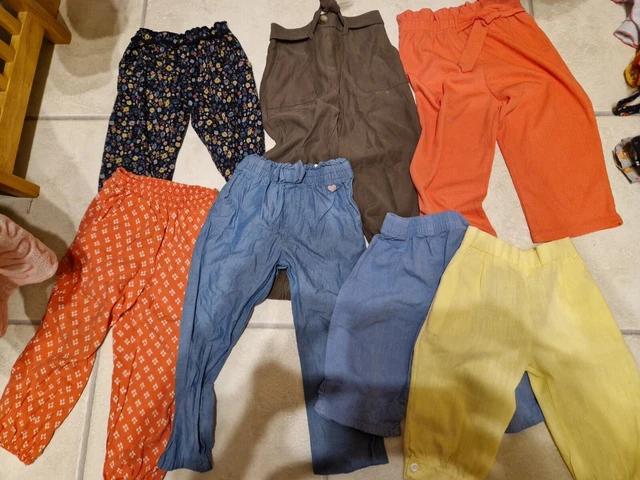 Girls summer trousers bottoms Bundle Age 3-4