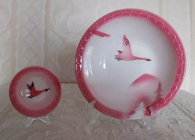 The Milwaukee Road 6 3/8" Traveler Bowl Syracuse China Econo Rim & Butter Pat