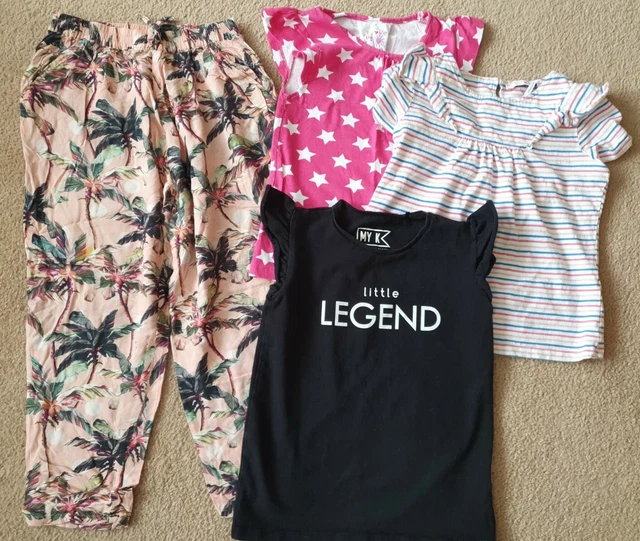 Girls Age 6-7 Clothes Bundle Tshirt Trousers Next Fat Face Age 7 Years Tops