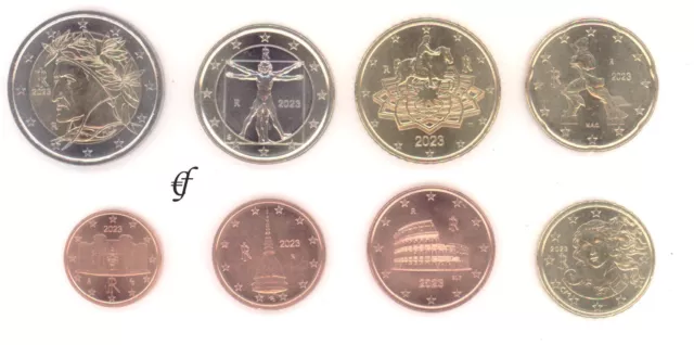 Italien alle 8 Münzen 1 Cent - 2 Euro Kursmünzenset KMS alle Jahre wählen