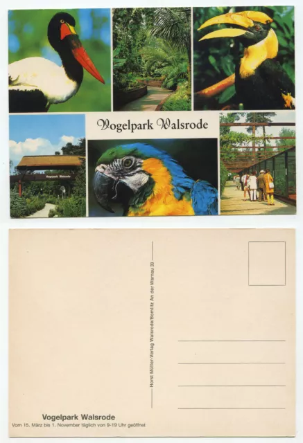 18458 - Vogelpark Walsrode - alte Ansichtskarte