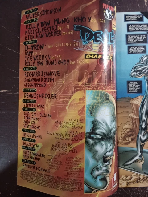 Weapon Zero/Silver Surfer #1 Jan. 1996 Image/Marvel NM Free Shipping 3