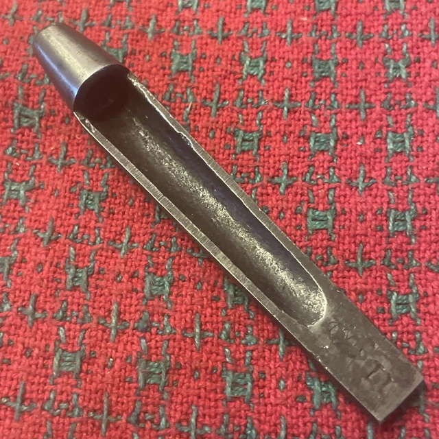 Punzón de junta de cuero antiguo vintage 5/16